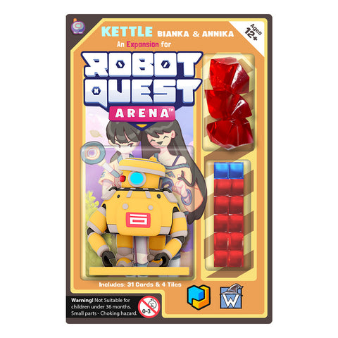 Robot Quest Arena Kettle Robot Pack - White Wizard Games