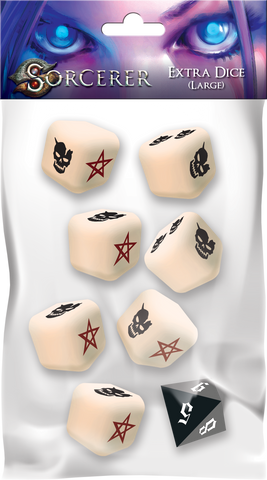 Sorcerer Extra Dice (Large) - White Wizard Games